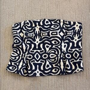 Zara Strapless Printed Top